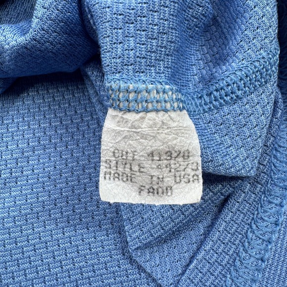 Vintage Patagonia Capilene 1/4 Zip Pullover Womens L Blue Base Layer Made In USA - Picture 9 of 16